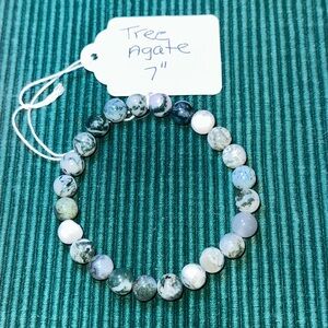 Gorgeous Tree Agate Stretch Bracelet
